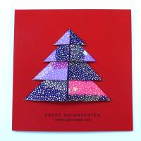 Minimalistische Weihnachtskarte - Weihnachtsbaum
