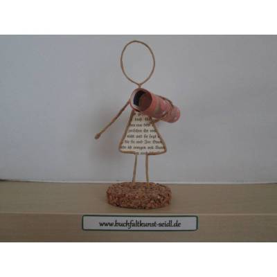 Drahtfigur für Geld-Geschenk, z.B. für Geburtstag, Weihnachten etc., Höhe: ca. 15 cm