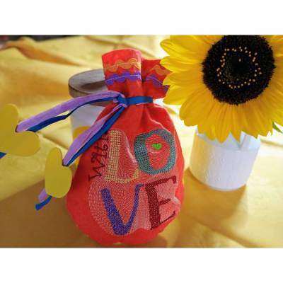 With Love Kreuzstich 10x10cm – Stickdatei für persönliche Geschenke & Deko