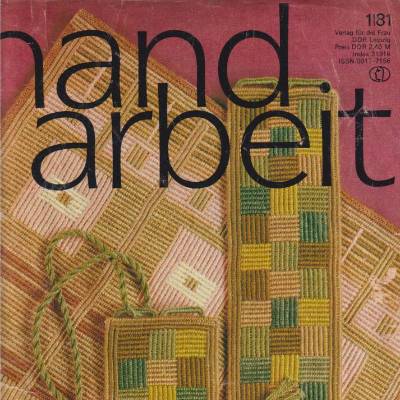 Vintage Zeitschrift Handarbeit Heft 1/81 DDR