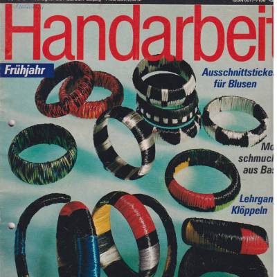 Vintage Zeitschrift Handarbeit Heft 1/89 DDR
