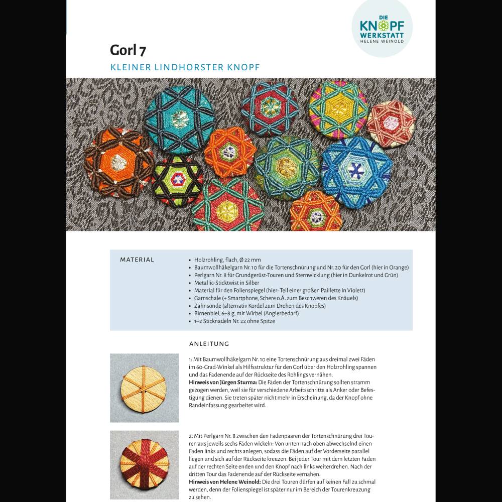 Gorl – Kleiner Lindhorster Knopf (Faltblatt Gorl 7) Bild 1