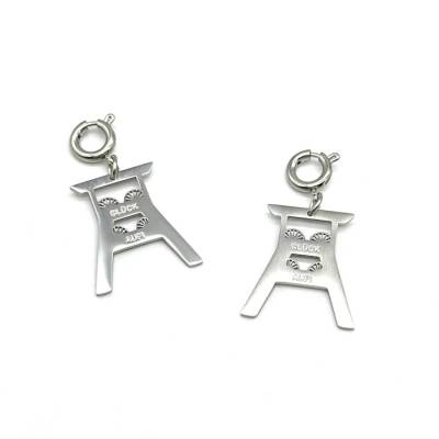 Kleiner Anhänger Glück Auf!  Förderturm Charm aus Edelstahl