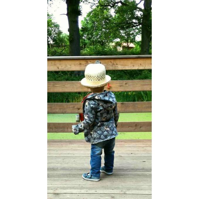 Schnittmuster Kinder Cardigan – Groessen 74 bis 146 – Mit Kapuze oder Buendchen – Raffung Aermel – Einfaches Naehprojekt Bild 2