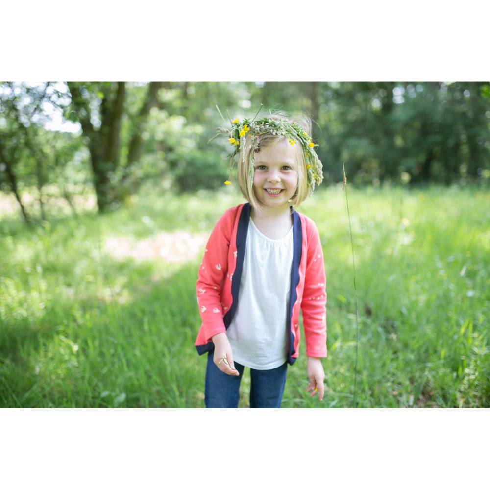 Schnittmuster Kinder Cardigan – Groessen 74 bis 146 – Mit Kapuze oder Buendchen – Raffung Aermel – Einfaches Naehprojekt Bild 3