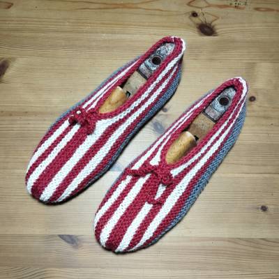 Puschen,gestrickt Gr. 40/41
