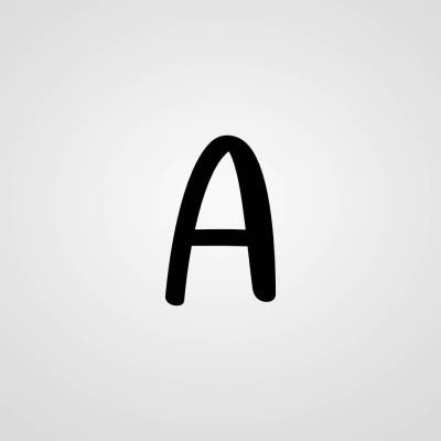 A Klebebuchstabe Vinyl | Möbel Wohndeko Aufkleber | Klebezahl Klebebuchstaben