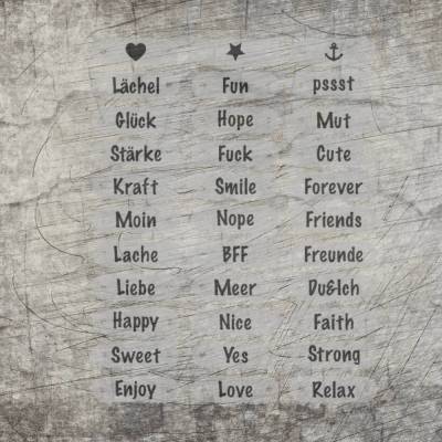 *Anhängerteilchen* Plotter- & Laserdatei