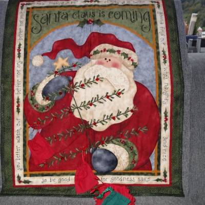 Adventskalender Santa Claus – individuell, 60 x 78,5 cm, mit 24 Säckchen