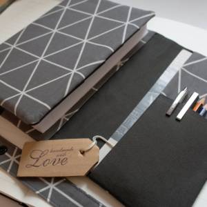 Kalenderhülle A5 2026 | Schutzhülle für Tageskalender | Planer Cover A5 | Handgemachte Hülle Wiederverwendbar & stilvoll