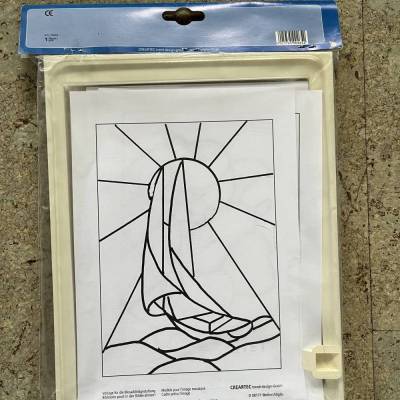 Form zum Gießen Bilderrahmen „Elegant“- Neu unbenutzt - mit Malmotiven und Aufhänger - Floristik Serviettentechnik
