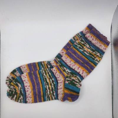 Handgestrickte bunte Socken Gr.40/41