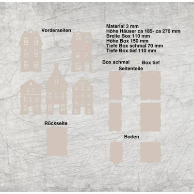 *3 mm Häuserbox* Laserdatei