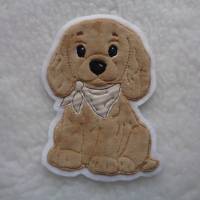 Aufnäher niedlicher Hund, Welpe Patch