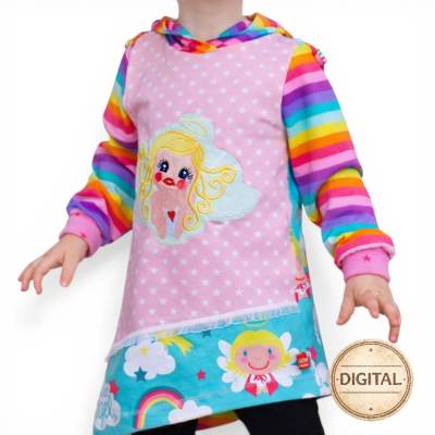 Schnittmuster Kinderpullover | Zipfelpullover nähen | Babypullover nähen | Nähanleitung Kinderpullover | Nähen für Kinde