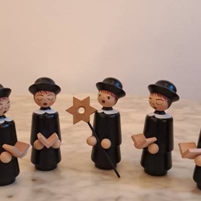Erzgebirge *** Claußnitzer Kurrende * 5 Stück Figuren ***