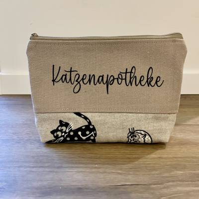 Täschchen Katzenapotheke – Praktische Aufbewahrung für deine Katzenutensilien