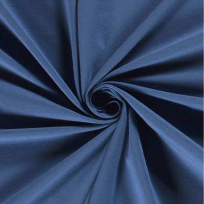 Jersey Uni Indigo blau 240g/m2 25cm x 150cm