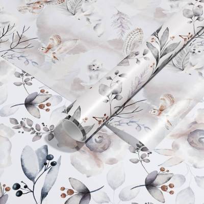 Geschenkpapier Set *Winter Animal* / DIN A3 Einwickelpapier für Advent und Weihnachten