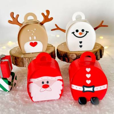 Weihnachtliche Geschenkschachtel – Geldgeschenk Verpackung, kleine Faltschachtel für Adventskalender & LED-Teelicht