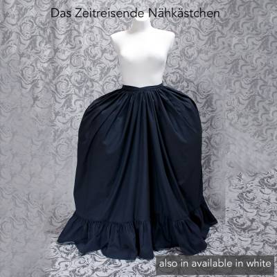 Unterrock Rokoko – 18. Jh. für Panier & Poschen , Petticoat für historische Roben, Baumwolle,