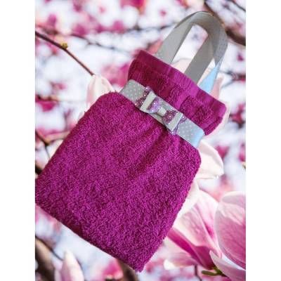 Originelle Handtasche aus Gästehandtuch mit Schokolade – Perfektes Geschenk für Weihnachten, Geburtstag & Muttertag