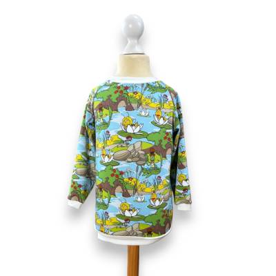 Handmade Pullover mit Biene Maja // Biene Maja Kleidung für Kinder in blau // Erhältlich in der Größe 104