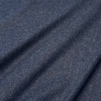 Shetland Tweed Schurwolle Dunkelblau – englischer Wollstoff für Blazer, Kleider, Röcke – 1m/68,-€