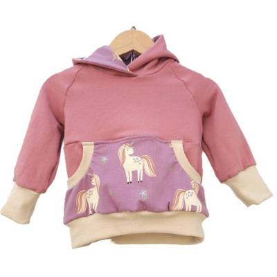 Hoodie [ Kids 1-7 Jahre ] Einhorn Glitzer