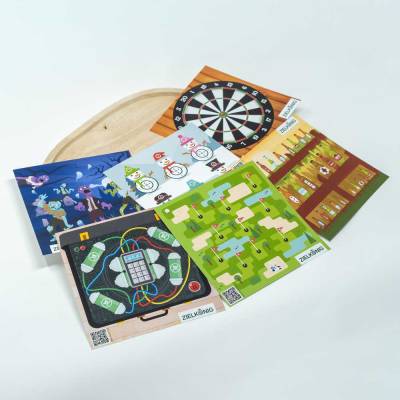 Zielscheiben Probierset 6 Stück | Spaß Zielscheiben Training | Sportschießen | 14 cm x 14 cm
