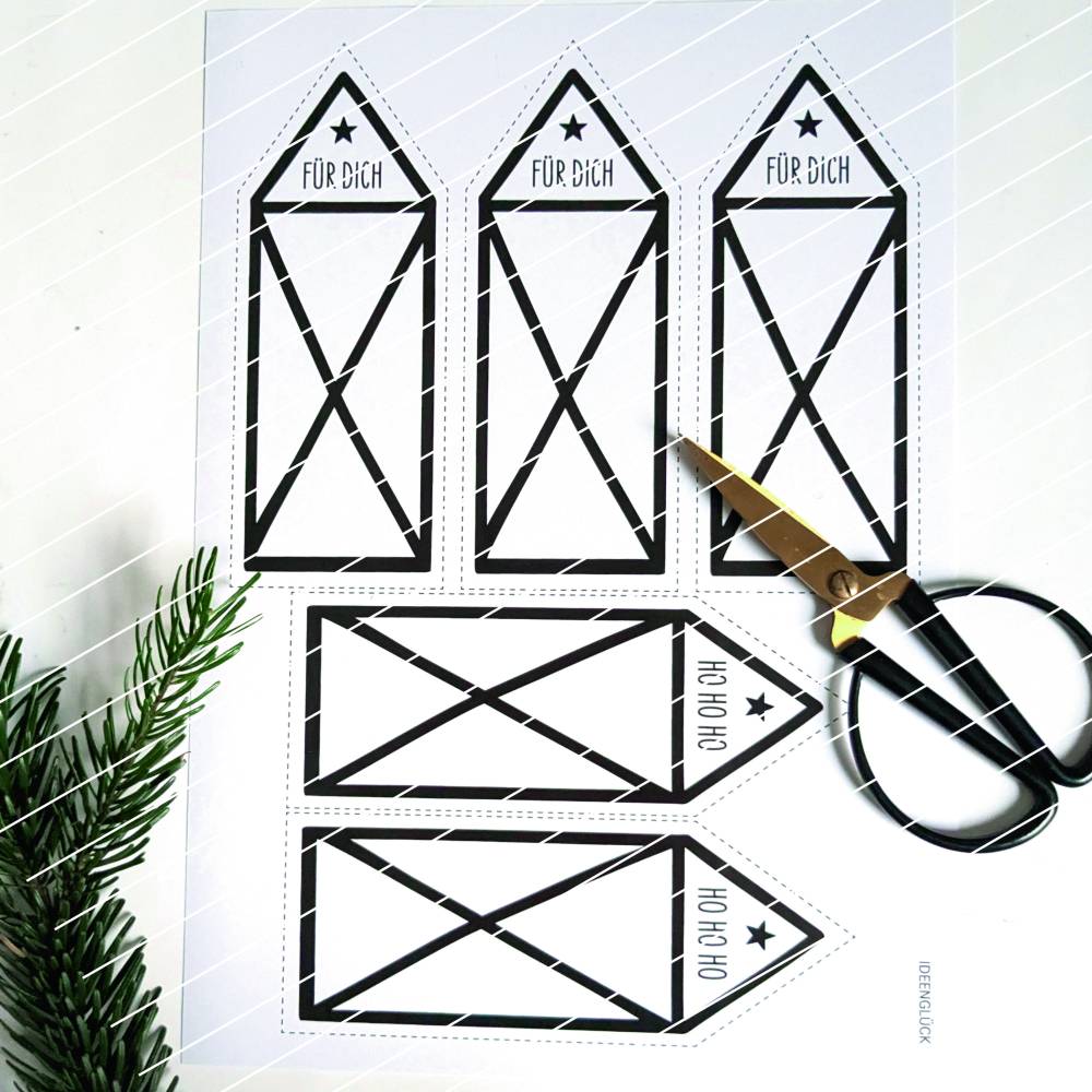 Nikolaushaus | Weihnachten | Nikolaus | Geschenkidee Haus vom Nikolaus | Druckvorlage | Download | PDF Vorlage Bild 3