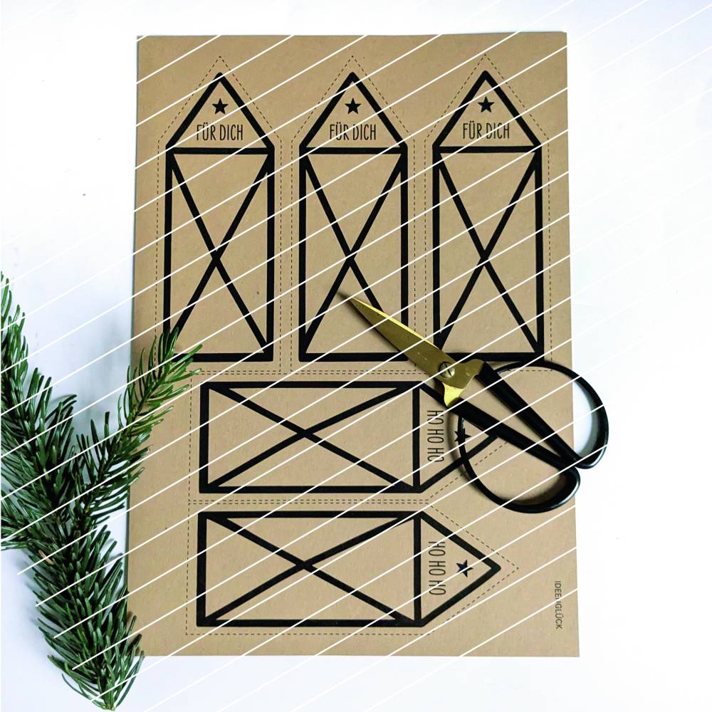 Nikolaushaus | Weihnachten | Nikolaus | Geschenkidee Haus vom Nikolaus | Druckvorlage | Download | PDF Vorlage Bild 4