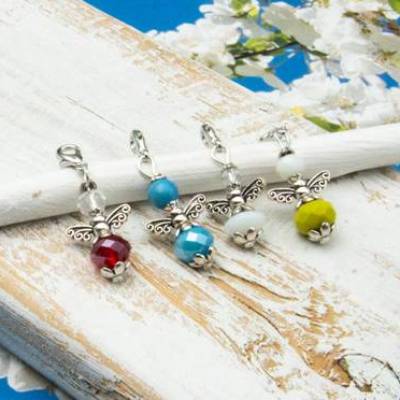 Schutzengel, Schlüsselanhänger, Taschenbaumler, Geschenkidee, Unisex, Mitbringsel, Adventskalenderfüllung