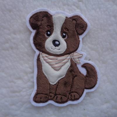 Aufnäher niedlicher Hund, Welpe