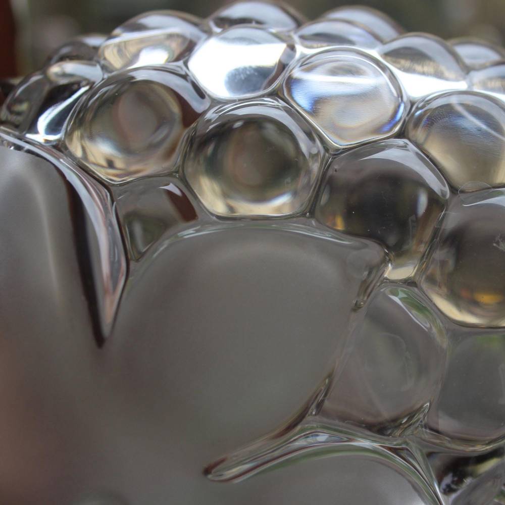 Trauben Obstschale Gebäckschale Walther Glas Germany 90er Jahre