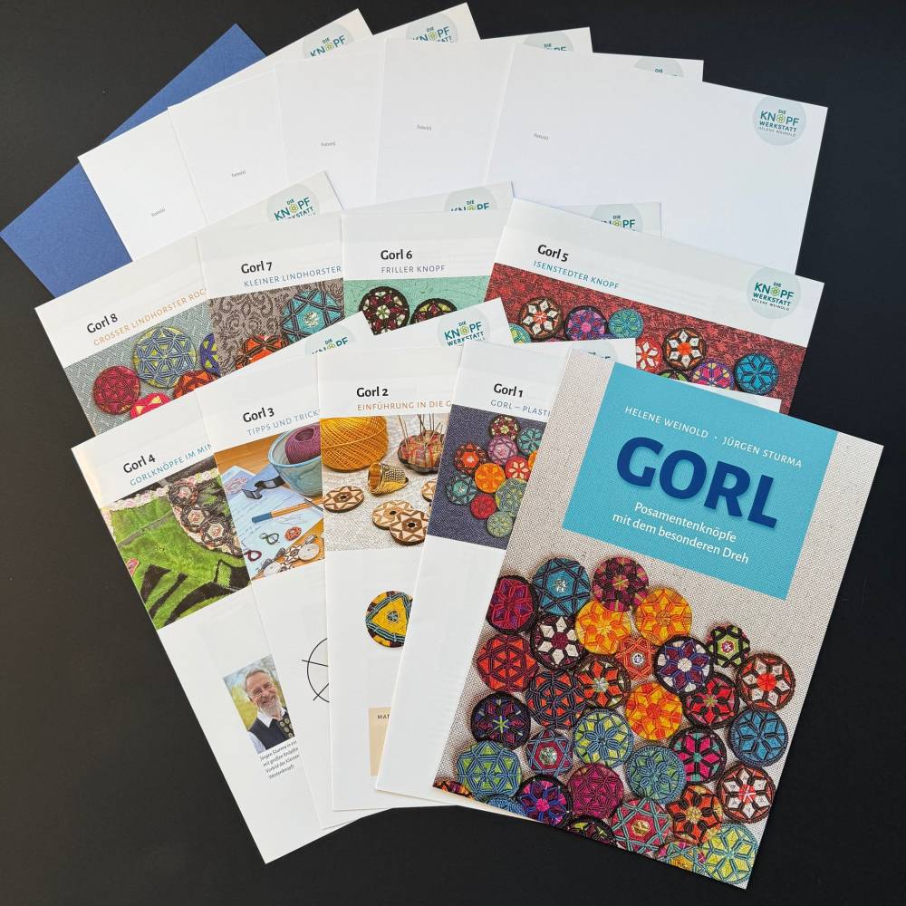 Gorl – Posamentenknöpfe mit dem besonderen Dreh (Booklet mit 32 Seiten und 5 Projektkarten) Bild 2
