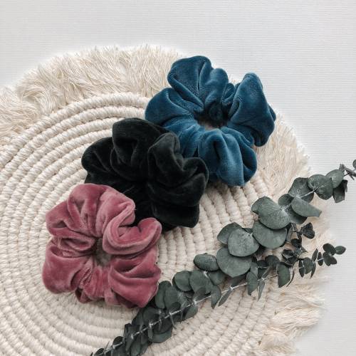 Scrunchie aus Samt, Haargummi, Zopfgummi