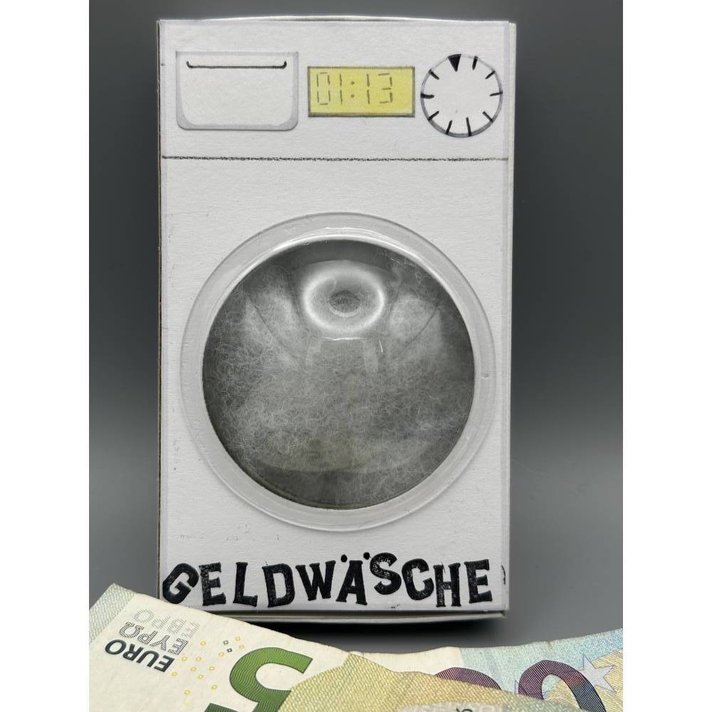 Geldgeschenk witzig verpackt: Die originelle Geldwäsche-Waschmaschine Bild 2