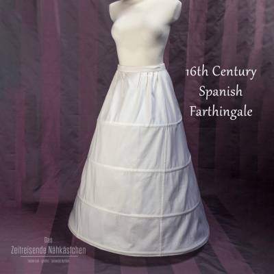 Spanische Farthingale Reifrock – Maßgeschneidert für Tudor, Elisabethanisch & Mittelalter