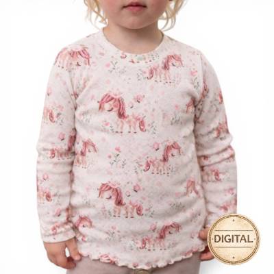 Schnittmuster Kinder Shirt – Größen 74–146 | Kurzarm Langarm | Figurbetont | A4, A0 & Beamer