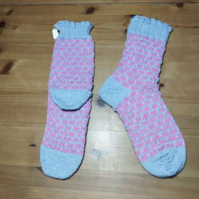 handgestrickte Socken Gr.41