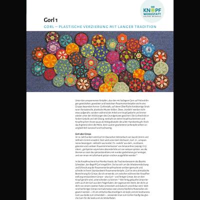 Gorl – plastische Verzierung mit langer Tradition (Faltblatt Gorl 1)