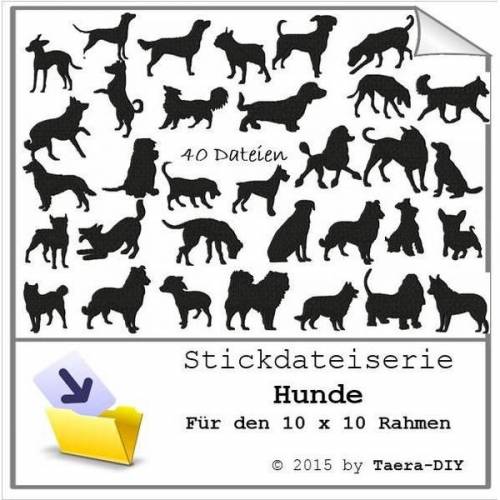 Stickdateisserie Hunde S72