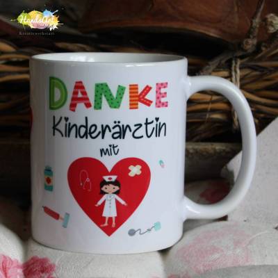 Tasse - DANKE Kinderärztin mit Herz