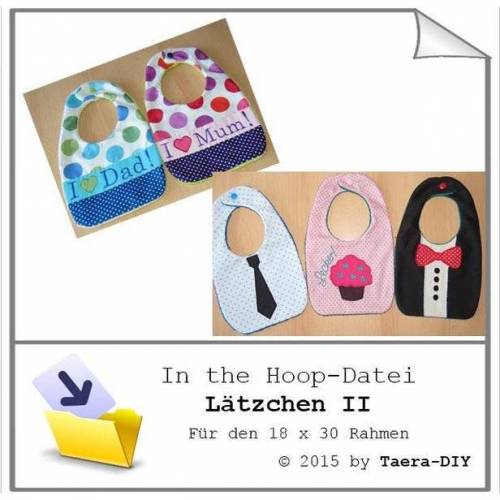 ITH-Datei Lätzchen 18 x 30 Rahmen