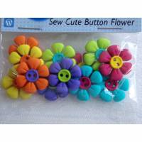 Dress it up Knöpfe     Blumen   (1 Pck.)       Sew Cute Button Flower