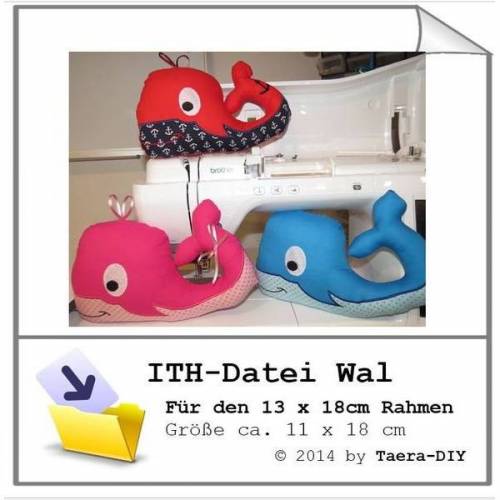 ITH-Datei Wal 13 x 18 cm Rahmen