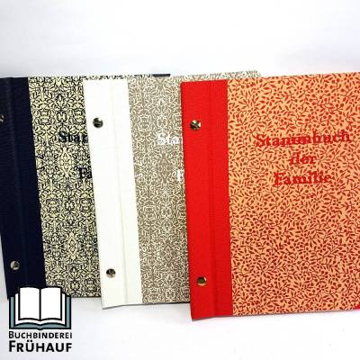 Stammbuch der Familie DIN A5 verschiedene Farben
