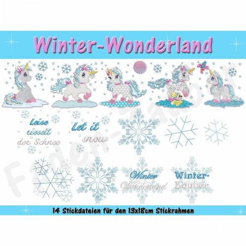 Winter-Wonderland - für den 13x18cm Rahmen