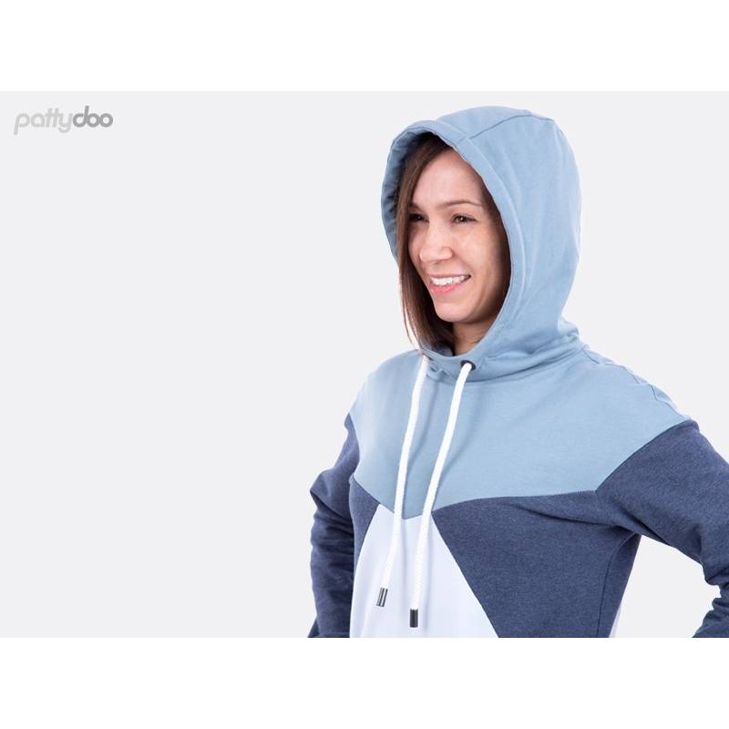 Papierschnittmuster Pullover Zoey Colourblock-Pullover  by pattydoo Gr 32- 54 (1 Stück/11,- €) Bild 5